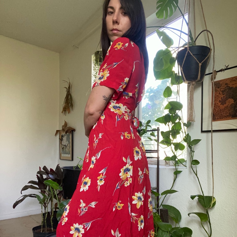 Vintage floral dress - Picture 6 of 10